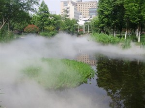 绿化景观造雾
